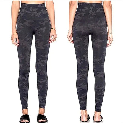 Spanx Camo Leggings in Black