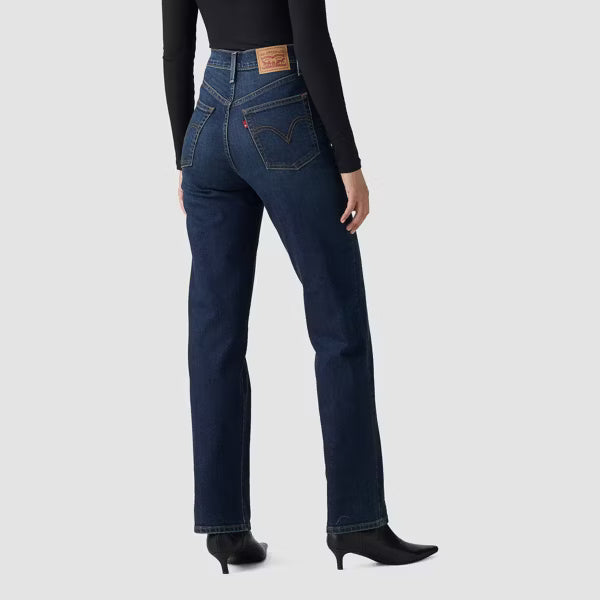 Levi's Women's Ribcage Straight Jeans in Get Organized Dark