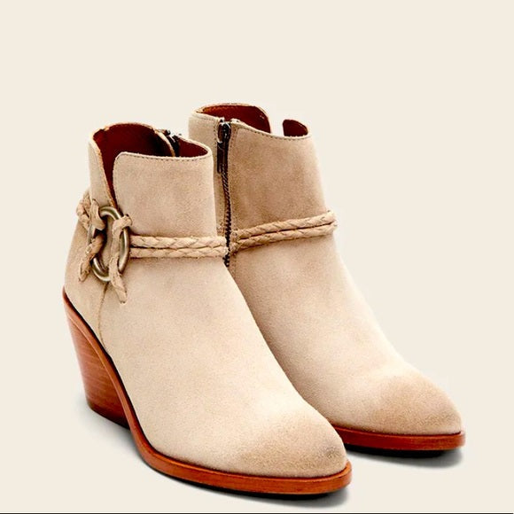 Frye Serena Braided Harness Booties