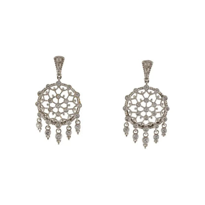 Judith Ripka Cubic Zirconia Chandelier Earrings