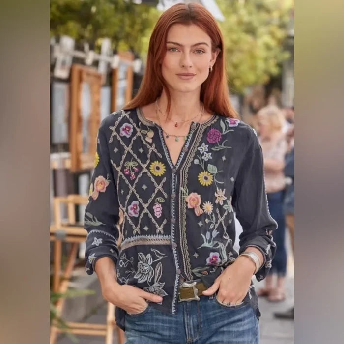 Johnny Was Catina Blouse