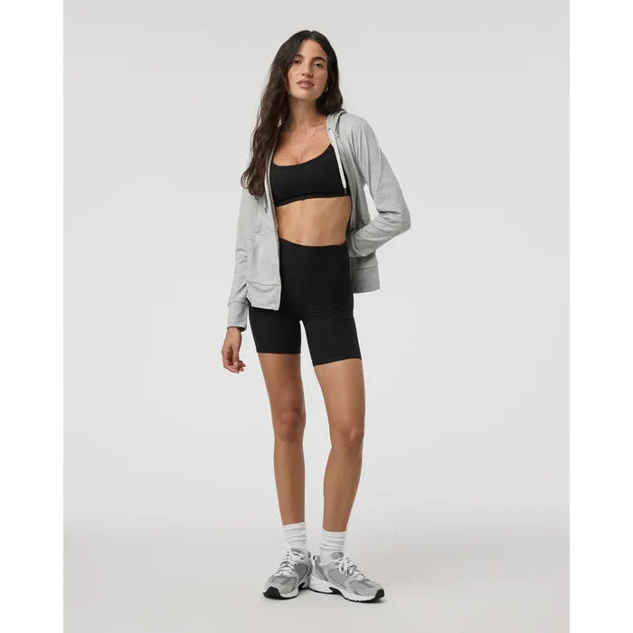 Vuori Halo Performance Hoodie 2.0 in Pale Heather Grey