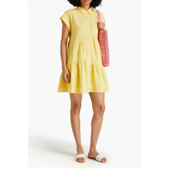 Veronica Beard Harrow Dress in Yellow