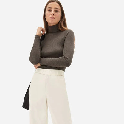 Everlane The Luxe Micro-Rib Turtleneck