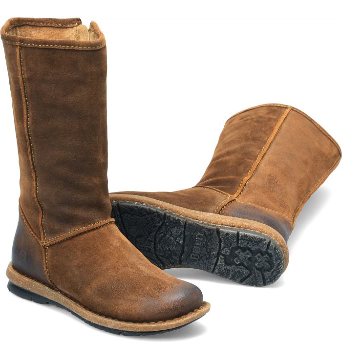 Born Boots in Glazed Ginger Distressed (Brown)