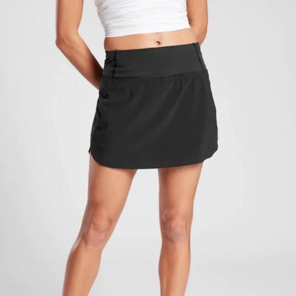 Athleta Run With It Skort in Black