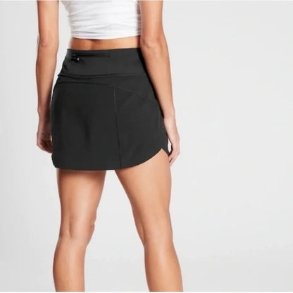 Athleta Run With It Skort in Black