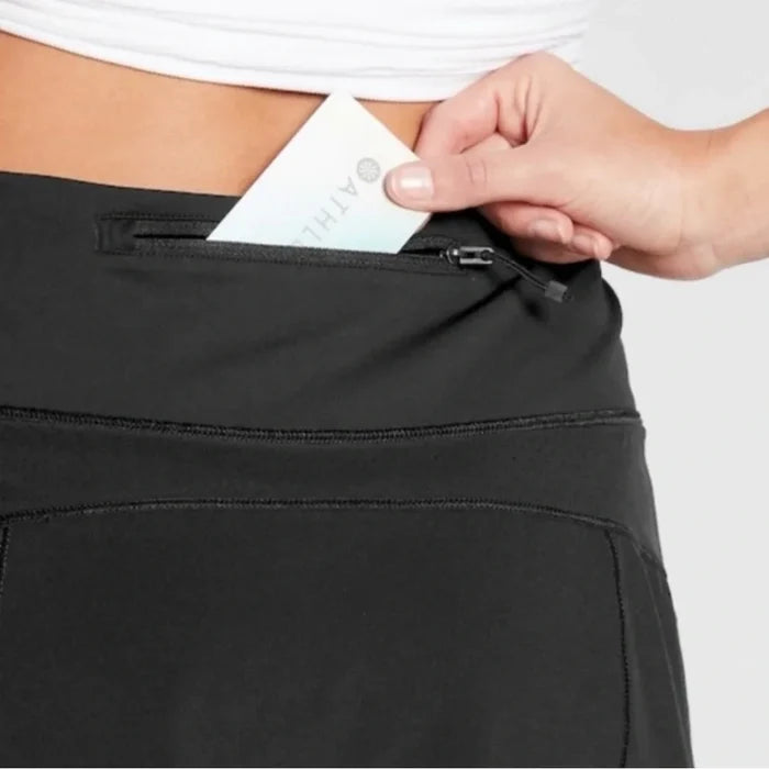 Athleta Run With It Skort in Black