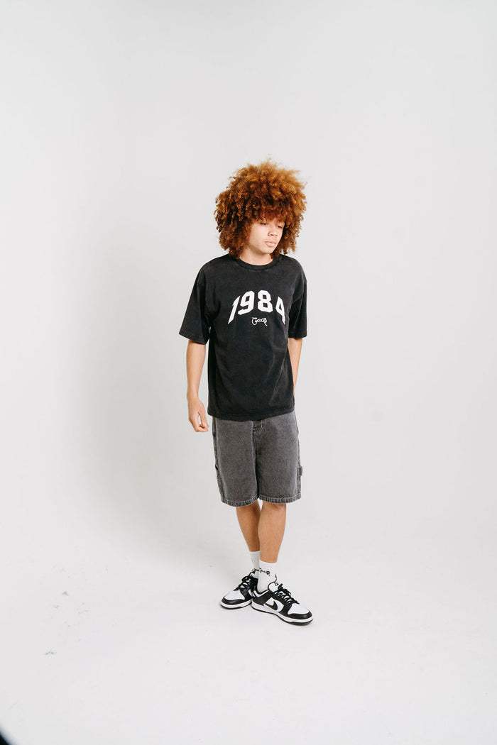 CRATE 1984 VARSITY BOX FIT T-SHIRT