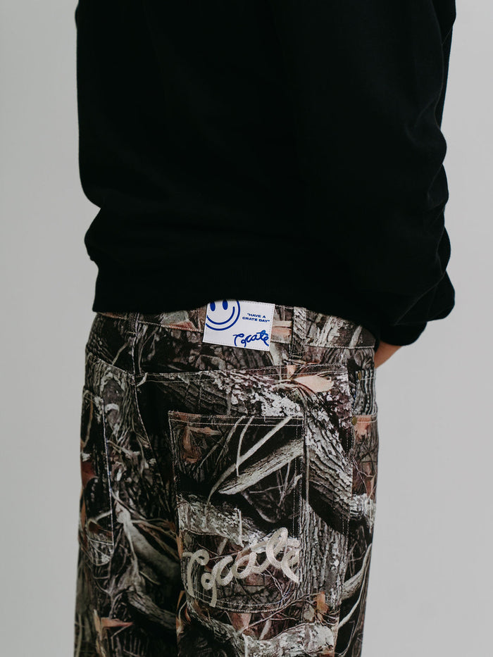 CRATE BAGGY BARRY TREE CAMO DENIM