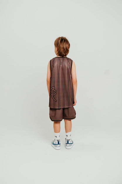 CRATE KIDS B BALL MESH SHORTS