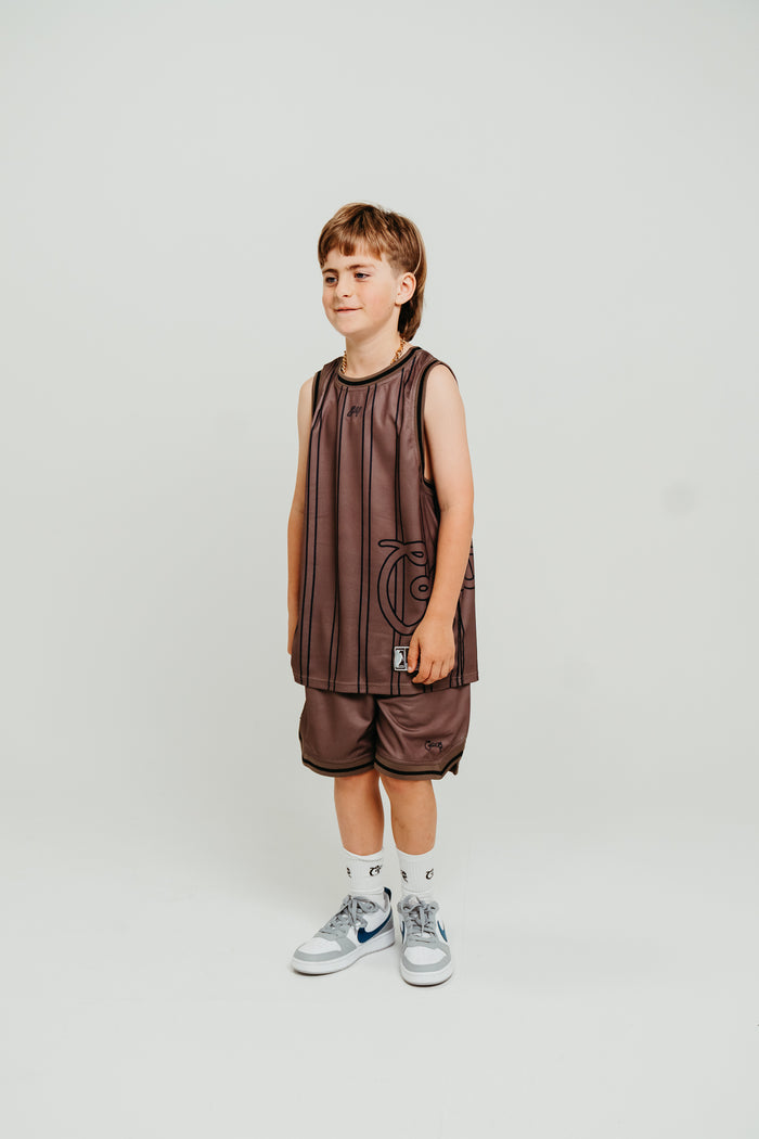 CRATE KIDS B BALL MESH SHORTS