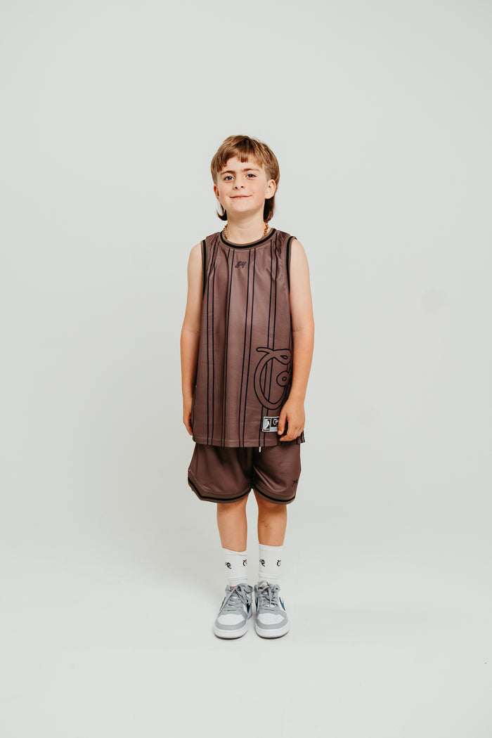 CRATE KIDS B BALL MESH SHORTS
