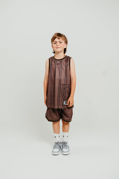 CRATE KIDS B BALL MESH SHORTS