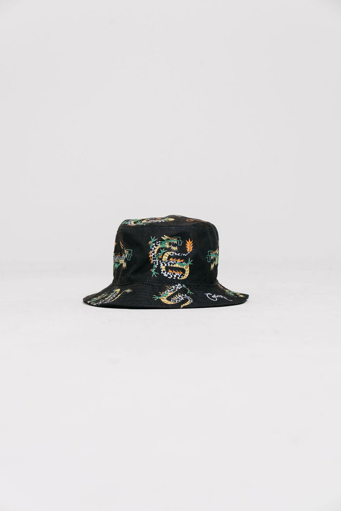 CRATE KIDS CHECK DRAGON REVERSIBLE BUCKET