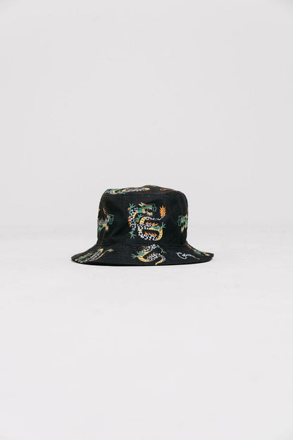 CRATE KIDS CHECK DRAGON REVERSIBLE BUCKET