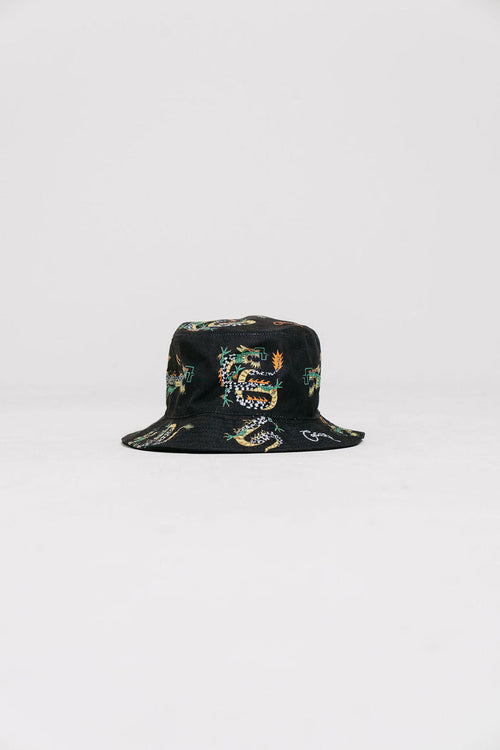 CRATE KIDS CHECK DRAGON REVERSIBLE BUCKET
