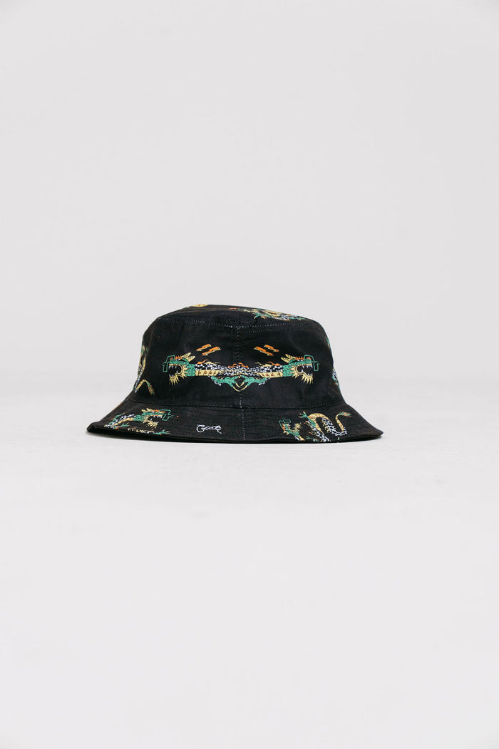CRATE KIDS CHECK DRAGON REVERSIBLE BUCKET