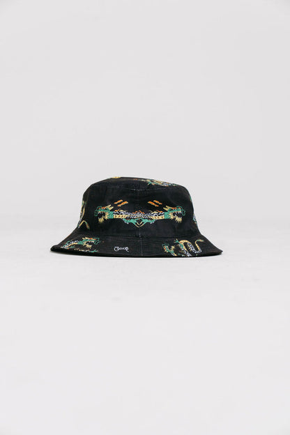 CRATE KIDS CHECK DRAGON REVERSIBLE BUCKET