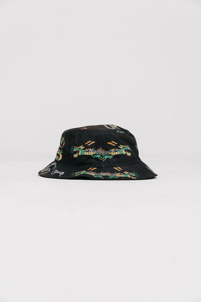 CRATE KIDS CHECK DRAGON REVERSIBLE BUCKET