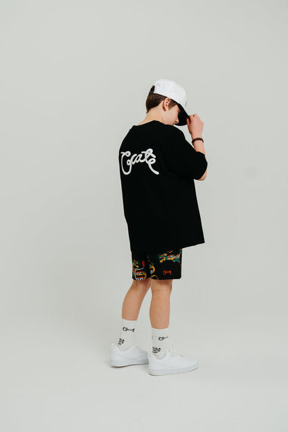 CRATE KIDS CHECK DRAGON SWIM SHORTS