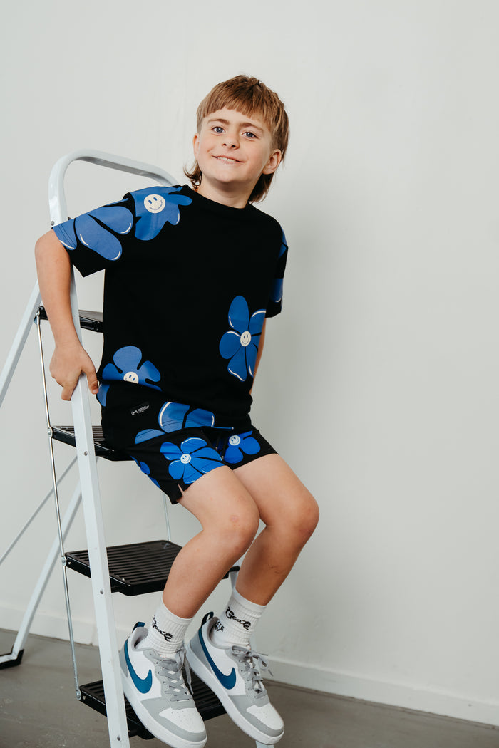 CRATE KIDS SMILEY FLOWER SWIM SHORTS
