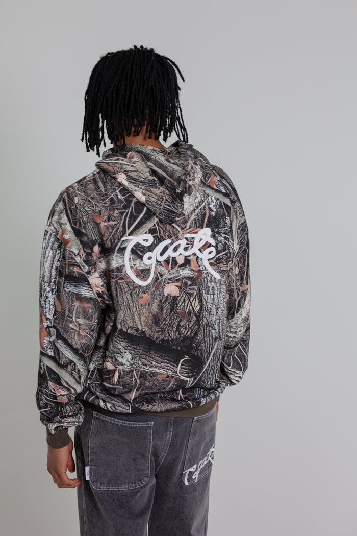 CRATE SCRIPTED BOX FIT HOODIE TREE CAMO