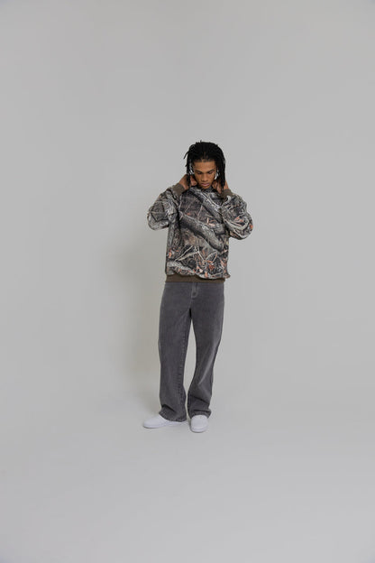 CRATE SCRIPTED BOX FIT HOODIE TREE CAMO