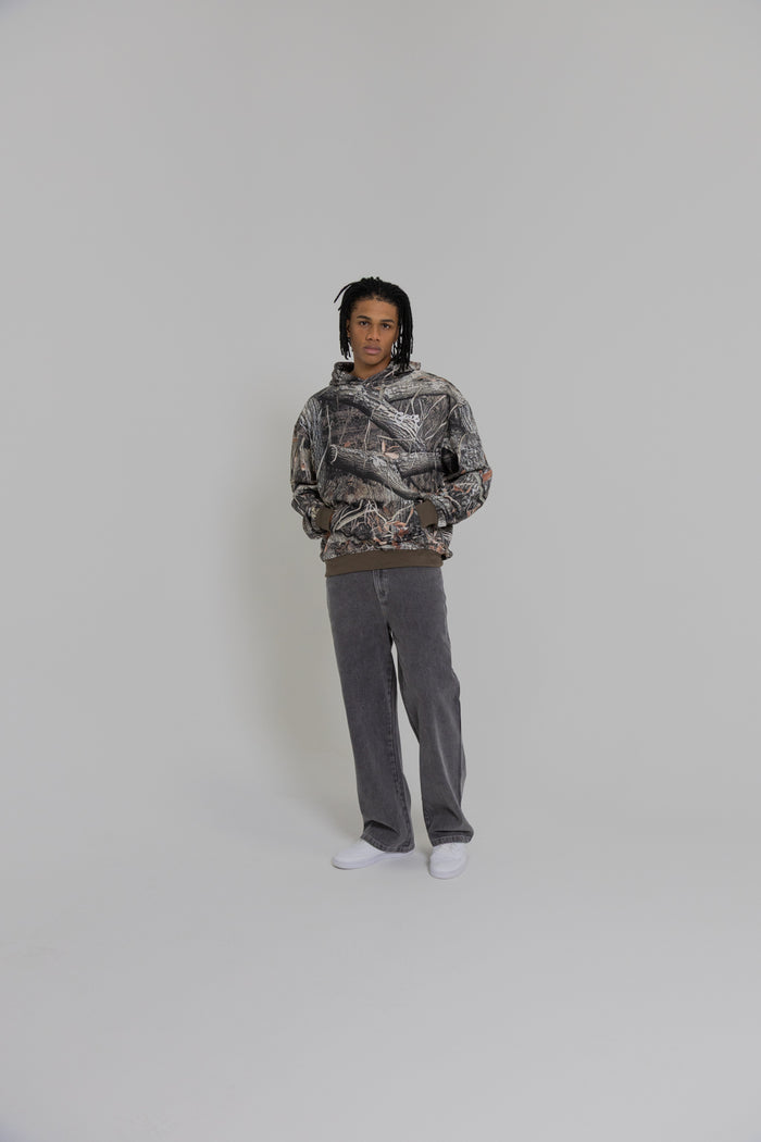 CRATE SCRIPTED BOX FIT HOODIE TREE CAMO