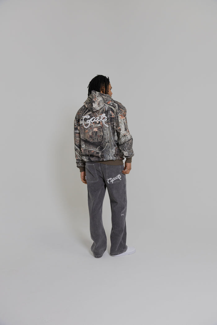CRATE SCRIPTED BOX FIT HOODIE TREE CAMO