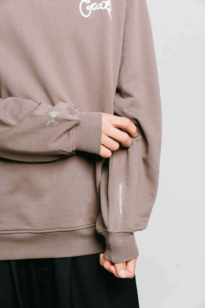 CRATE SCRIPTED BOX FIT HOODIE