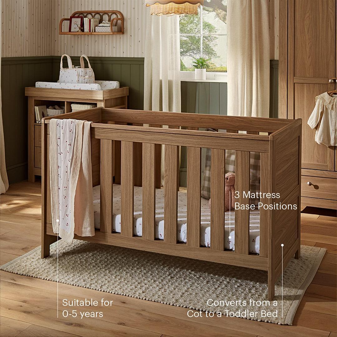 CuddleCo Burford 3pc Set - Oak
