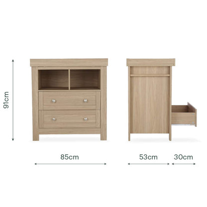 CuddleCo Burford 3pc Set - Oak