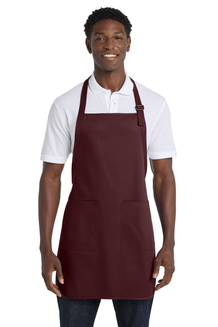 Custom Embroidered Apron with Pockets.  A500