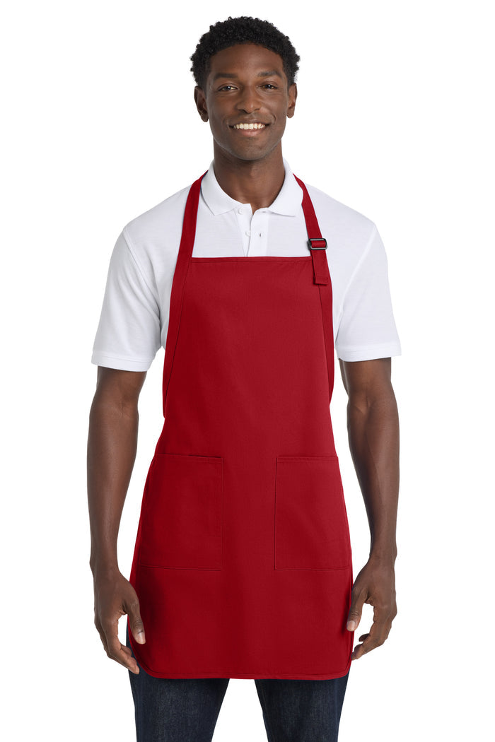 Custom Embroidered Apron with Pockets.  A500