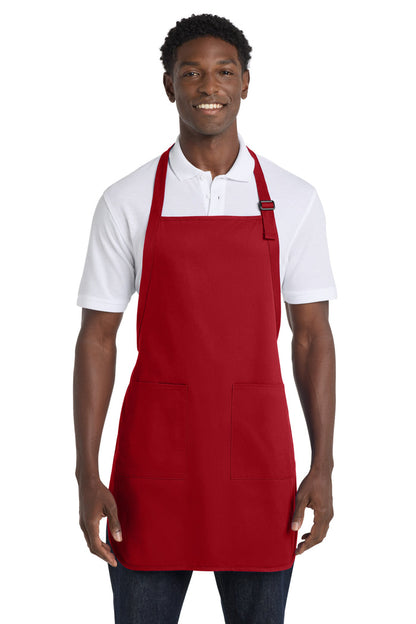 Custom Embroidered Apron with Pockets.  A500