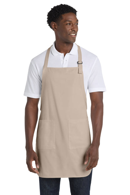 Custom Embroidered Apron with Pockets.  A500