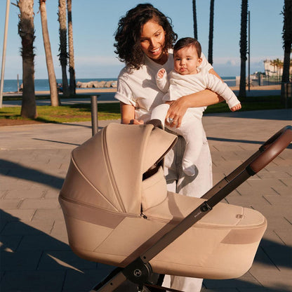CYBEX Balios S Lux Pushchair + Fold Carry Cot - Stormy Blue