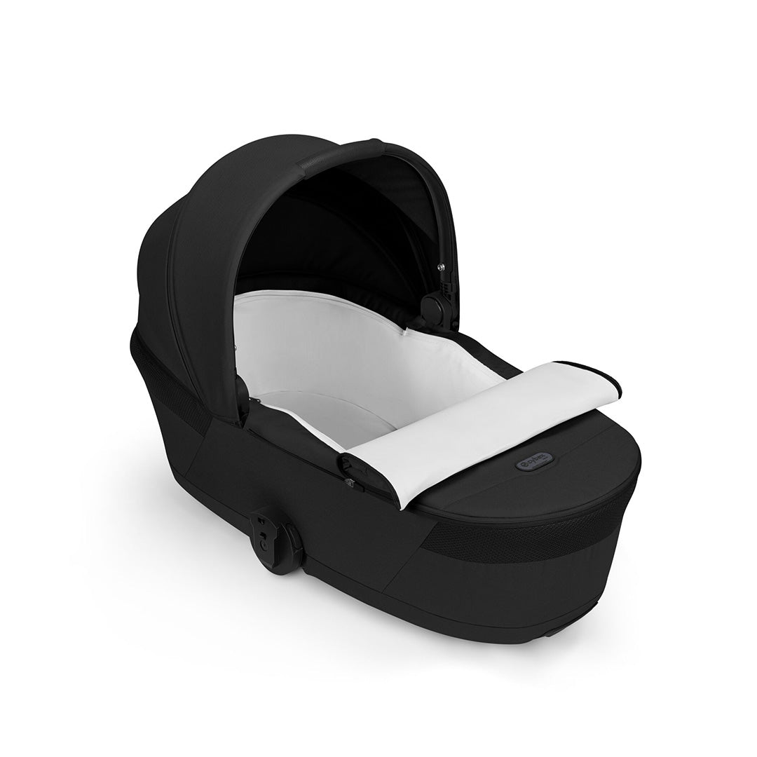 CYBEX Balios S Lux Pushchair + Fold Carry Cot - Moon Black
