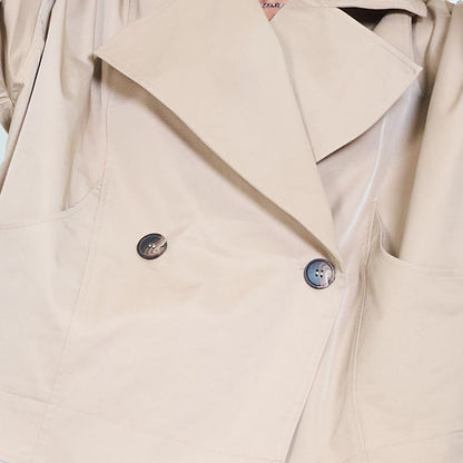 Double breasted cropped jacket wholesale