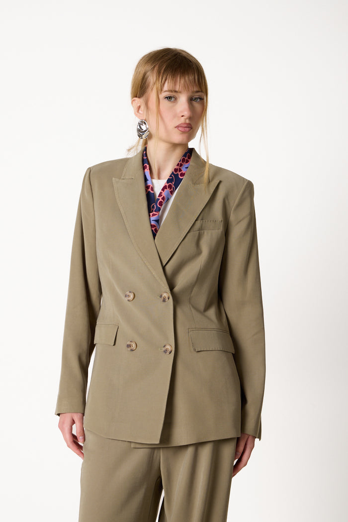 Double-breasted tailored blazer wholesale