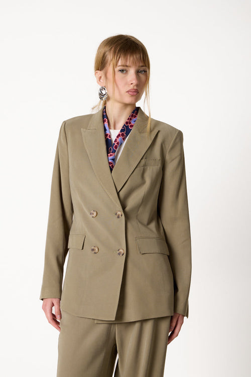 Double-breasted tailored blazer wholesale