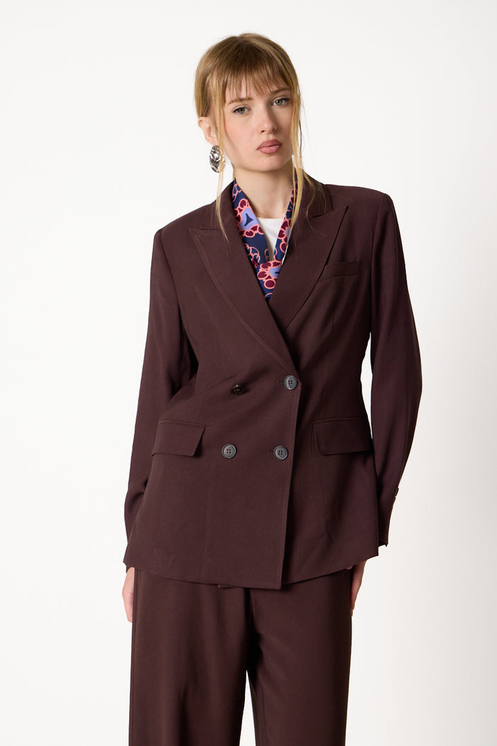 Double-breasted tailored blazer wholesale