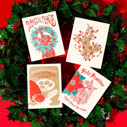 Christmas Treat - Risograph Card