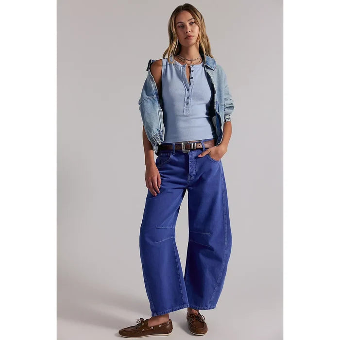 Free People Jamie Henley Tank in Dew Shine