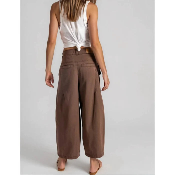 Free People Laydown Chino in Brownie