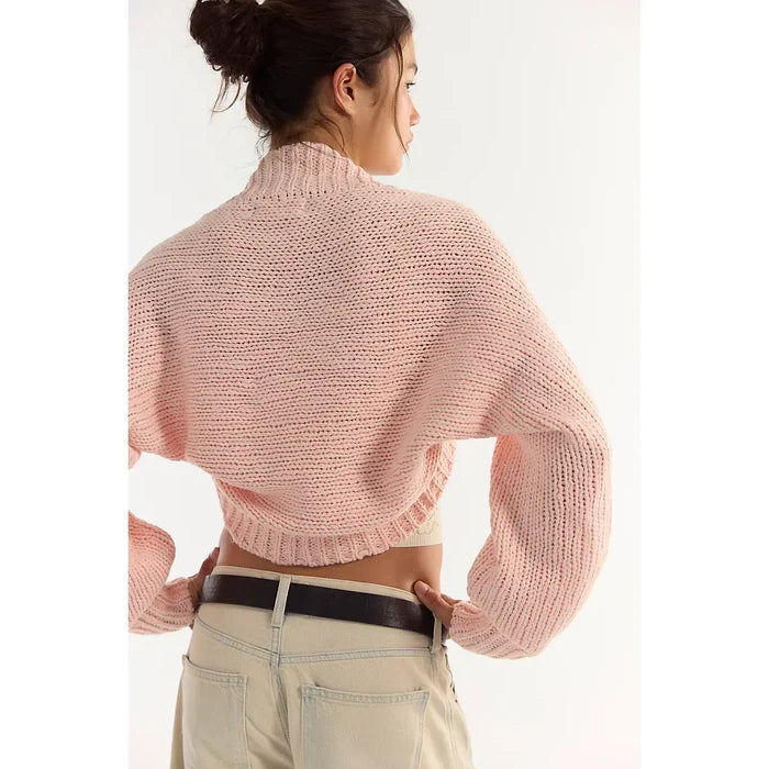 Free People Opal Shrug in Silver Peony