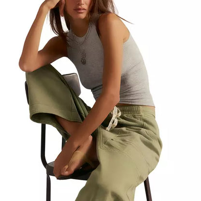 Free People So Soft Seamless Modal Tank in Heather Grey