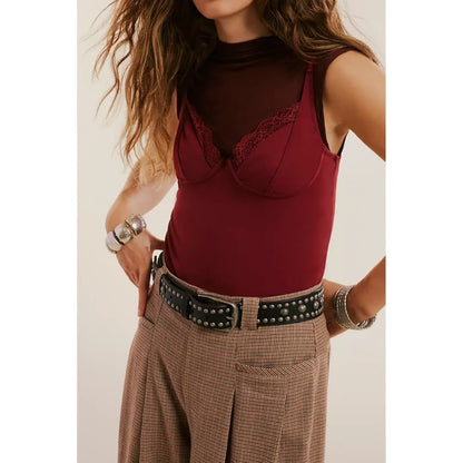 Free People We the Free Sola Stud Belt in Black