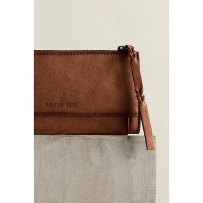 Free People WTF Emerson Wallet in Saddle